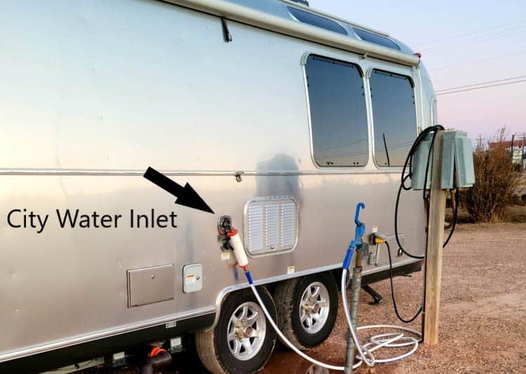 RV water inlet
